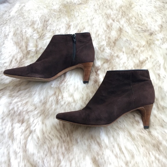 Vintage Made in Italy Michael Kors brown suede ankle boots - AS IS - size 5 - Picture 7 of 7